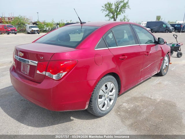 Aukcja sprzedaży 2013 Chevrolet Cruze Lt Turbo, vin: 1G1PC5SB9D7256113, numer aukcji: 20257757