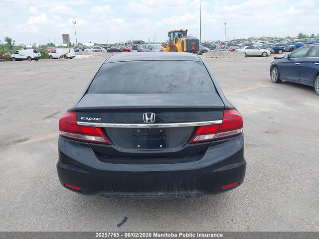 20257765 :رقم المزاد ، 2HGFB2F58DH104256 vin ، 2013 Honda Civic Ex مزاد بيع