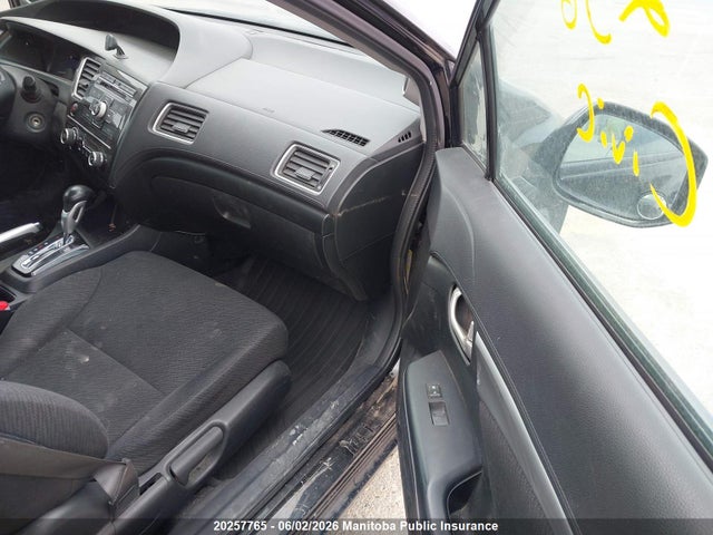 20257765 :رقم المزاد ، 2HGFB2F58DH104256 vin ، 2013 Honda Civic Ex مزاد بيع