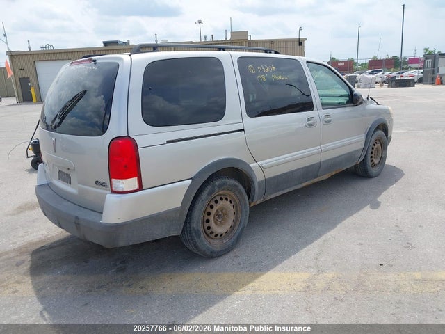 20257766 :رقم المزاد ، 1GMDV23W08D113204 vin ، 2008 Pontiac Montana Sv6 Ext مزاد بيع