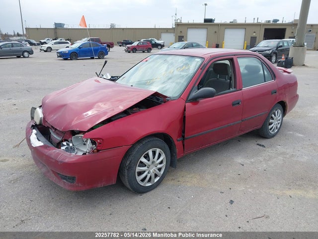 20257782 :رقم المزاد ، 2T1BR12EX1C834684 vin ، 2001 Toyota Corolla Ce مزاد بيع