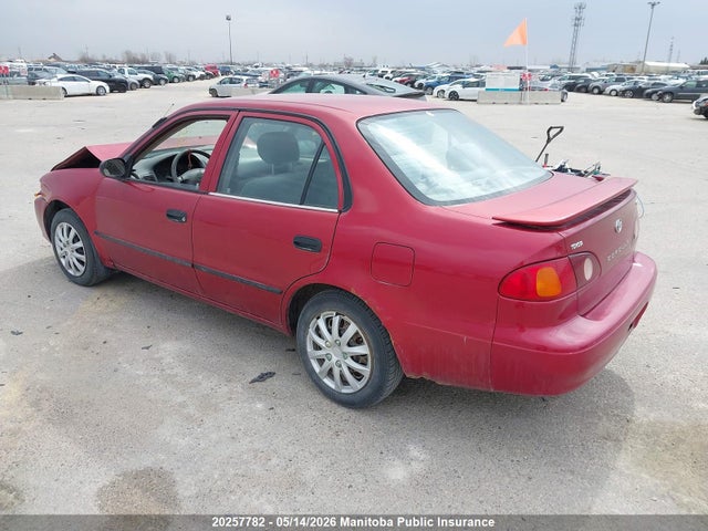 20257782 :رقم المزاد ، 2T1BR12EX1C834684 vin ، 2001 Toyota Corolla Ce مزاد بيع