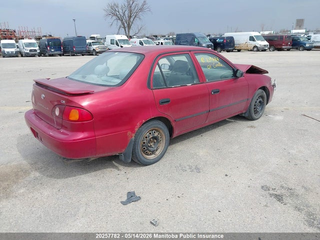 20257782 :رقم المزاد ، 2T1BR12EX1C834684 vin ، 2001 Toyota Corolla Ce مزاد بيع