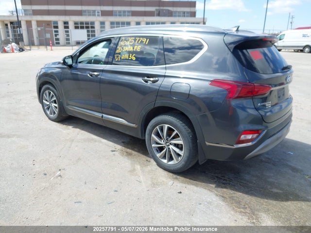 2020 Hyundai Santa Fe Luxury 2.0t მანქანა იყიდება აუქციონზე, vin: 5NMS3CAA8LH211136, აუქციონის ნომერი: 20257791