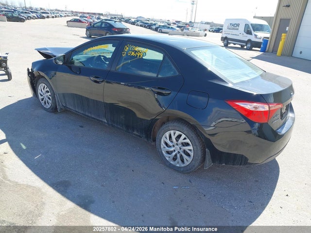 2018 Toyota Corolla L/le/xle/se/xse მანქანა იყიდება აუქციონზე, vin: 2T1BURHE8JC076199, აუქციონის ნომერი: 20257802