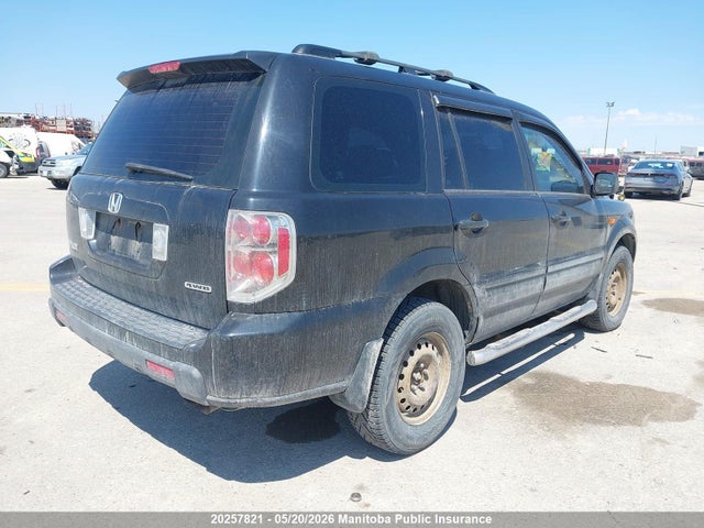 20257821 :رقم المزاد ، 2HKYF18146H004343 vin ، 2006 Honda Pilot Lx مزاد بيع