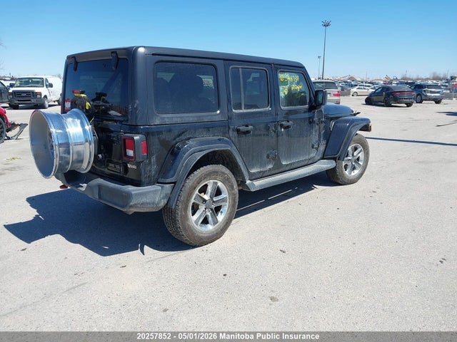 Aukcja sprzedaży 2021 Jeep Wrangler Unlimited Sahara, vin: 1C4HJXDN7MW548739, numer aukcji: 20257852