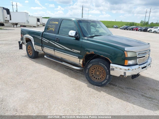 2006 Chevrolet Silverado 1500 Ls Ext Cab მანქანა იყიდება აუქციონზე, vin: 2GCEK19B761114598, აუქციონის ნომერი: 20257928