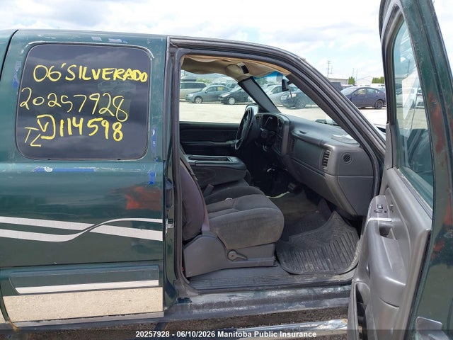 Продаж на аукціоні авто 2006 Chevrolet Silverado 1500 Ls Ext Cab, vin: 2GCEK19B761114598, номер лоту: 20257928