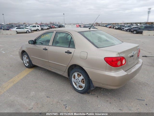 Продаж на аукціоні авто 2005 Toyota Corolla Ce, vin: 2T1BR32E85C904426, номер лоту: 20257945