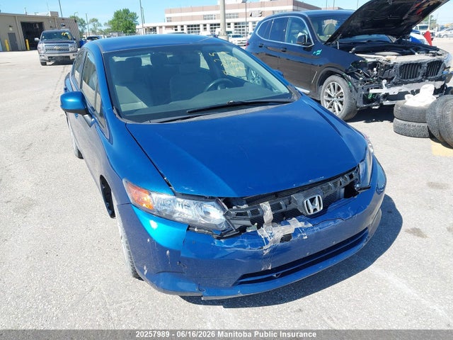 20257989 :رقم المزاد ، 2HGFB2F46CH015145 vin ، 2012 Honda Civic Lx مزاد بيع