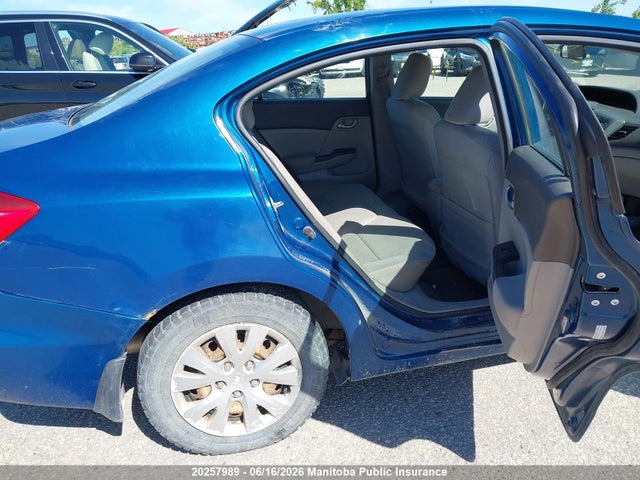 20257989 :رقم المزاد ، 2HGFB2F46CH015145 vin ، 2012 Honda Civic Lx مزاد بيع