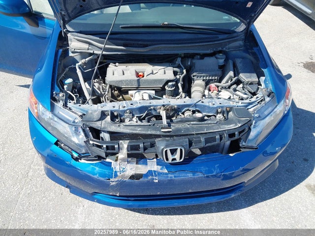 20257989 :رقم المزاد ، 2HGFB2F46CH015145 vin ، 2012 Honda Civic Lx مزاد بيع