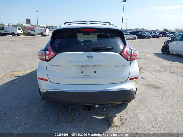 Auction sale of the 2017 Nissan Murano Sl, vin: 5N1AZ2MH2HN201561, lot number: 20257998