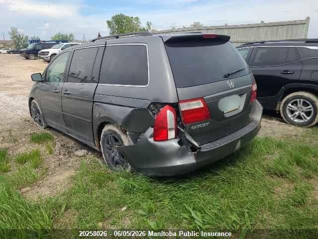 20258026 :رقم المزاد ، 5FNRL38797B506973 vin ، 2007 Honda Odyssey Ex-l Ex-l مزاد بيع