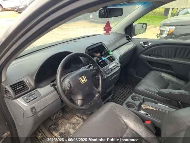 20258026 :رقم المزاد ، 5FNRL38797B506973 vin ، 2007 Honda Odyssey Ex-l Ex-l مزاد بيع
