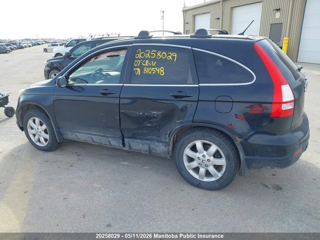 20258029 :رقم المزاد ، 5J6RE48737L810548 vin ، 2007 Honda Cr-v Ex-l مزاد بيع