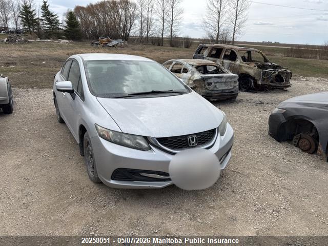 Продаж на аукціоні авто 2014 Honda Civic Lx, vin: 2HGFB2F47EH011012, номер лоту: 20258051