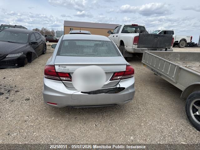 Продаж на аукціоні авто 2014 Honda Civic Lx, vin: 2HGFB2F47EH011012, номер лоту: 20258051