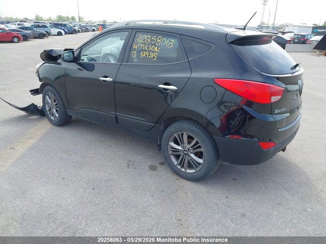 20258063 :رقم المزاد ، KM8JU3AG2EU829315 vin ، 2014 Hyundai Tucson Gl مزاد بيع