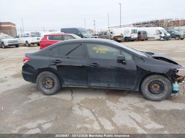 20258087 :رقم المزاد ، 2HGFB2F48DH026536 vin ، 2013 Honda Civic Lx مزاد بيع
