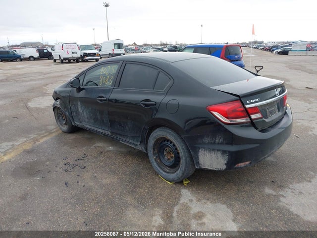 20258087 :رقم المزاد ، 2HGFB2F48DH026536 vin ، 2013 Honda Civic Lx مزاد بيع