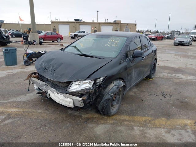 20258087 :رقم المزاد ، 2HGFB2F48DH026536 vin ، 2013 Honda Civic Lx مزاد بيع