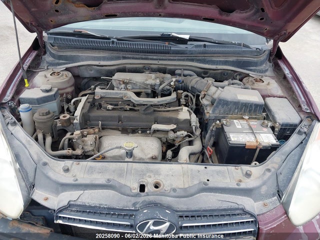 20258090 :رقم المزاد ، KMHCN45CX6U012632 vin ، 2006 Hyundai Accent Gl مزاد بيع