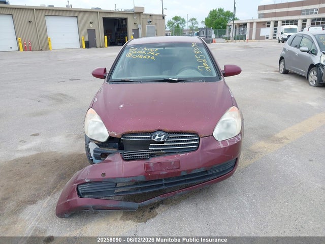 20258090 :رقم المزاد ، KMHCN45CX6U012632 vin ، 2006 Hyundai Accent Gl مزاد بيع