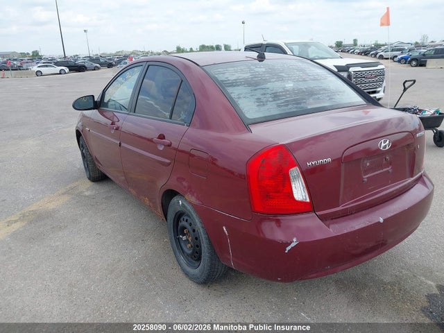 20258090 :رقم المزاد ، KMHCN45CX6U012632 vin ، 2006 Hyundai Accent Gl مزاد بيع