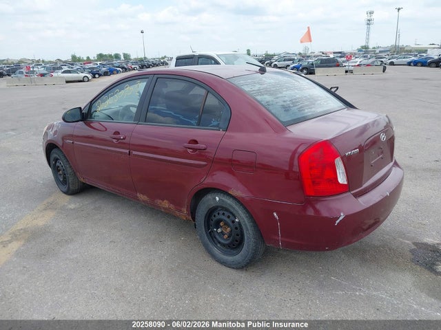 20258090 :رقم المزاد ، KMHCN45CX6U012632 vin ، 2006 Hyundai Accent Gl مزاد بيع