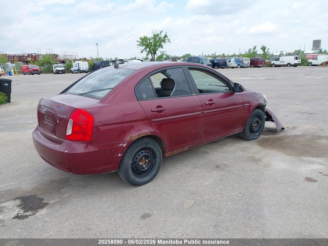 20258090 :رقم المزاد ، KMHCN45CX6U012632 vin ، 2006 Hyundai Accent Gl مزاد بيع