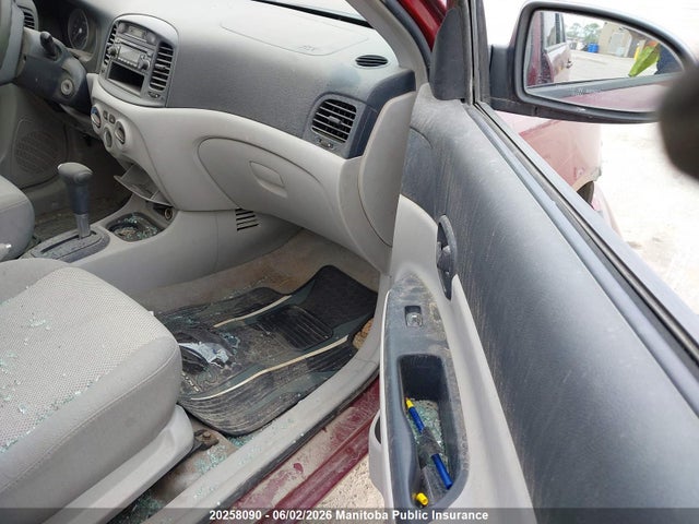 20258090 :رقم المزاد ، KMHCN45CX6U012632 vin ، 2006 Hyundai Accent Gl مزاد بيع