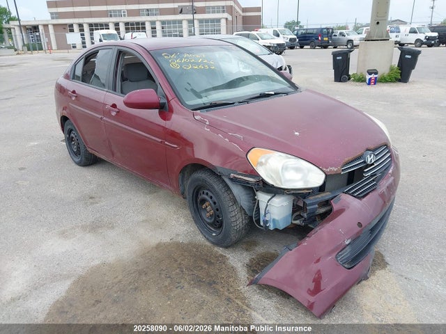 20258090 :رقم المزاد ، KMHCN45CX6U012632 vin ، 2006 Hyundai Accent Gl مزاد بيع