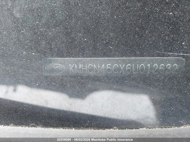 20258090 :رقم المزاد ، KMHCN45CX6U012632 vin ، 2006 Hyundai Accent Gl مزاد بيع