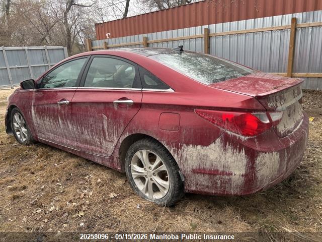 20258096 :رقم المزاد ، 5NPEC4AC2CH406799 vin ، 2012 Hyundai Sonata Limited مزاد بيع