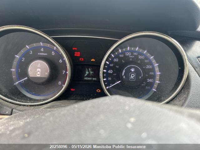 20258096 :رقم المزاد ، 5NPEC4AC2CH406799 vin ، 2012 Hyundai Sonata Limited مزاد بيع