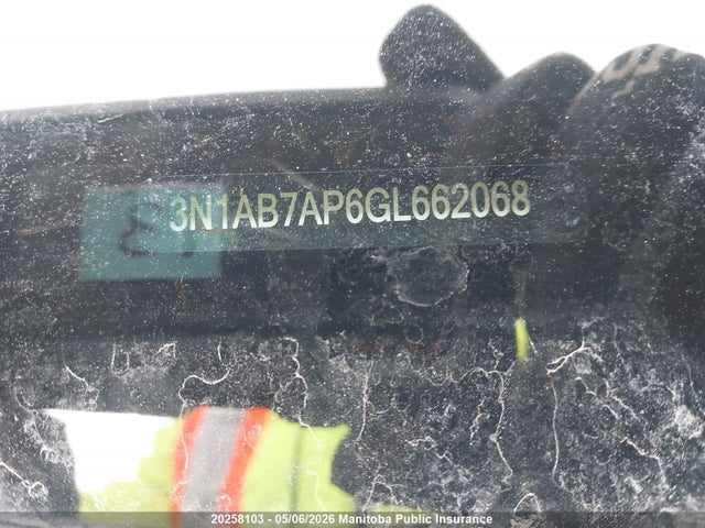 Продажа на аукционе авто 2016 Nissan Sentra 1.8 Sv, vin: 3N1AB7AP6GL662068, номер лота: 20258103