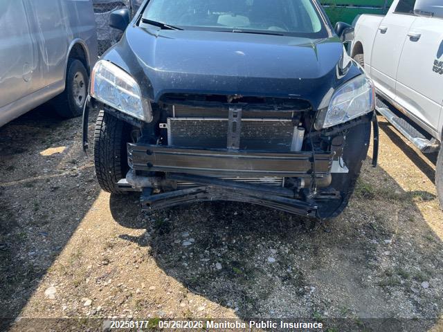20258177 :رقم المزاد ، 3GNCJPSB4GL273691 vin ، 2016 Chevrolet Trax Lt مزاد بيع