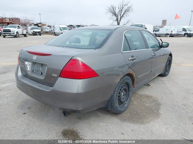 20258192 :رقم المزاد ، 1HGCM56366A807322 vin ، 2006 Honda Accord Se مزاد بيع