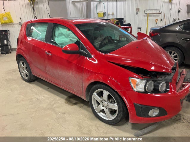 20258250 :رقم المزاد ، 1G1JC6EH9C4206016 vin ، 2012 Chevrolet Sonic Lt مزاد بيع