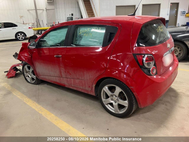 20258250 :رقم المزاد ، 1G1JC6EH9C4206016 vin ، 2012 Chevrolet Sonic Lt مزاد بيع
