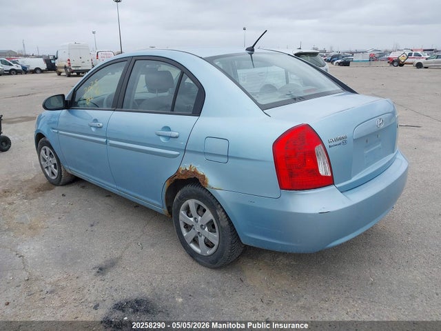 2009 Hyundai Accent Gl მანქანა იყიდება აუქციონზე, vin: KMHCN45C89U345884, აუქციონის ნომერი: 20258290