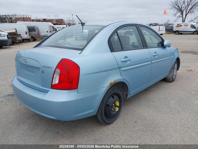 2009 Hyundai Accent Gl მანქანა იყიდება აუქციონზე, vin: KMHCN45C89U345884, აუქციონის ნომერი: 20258290