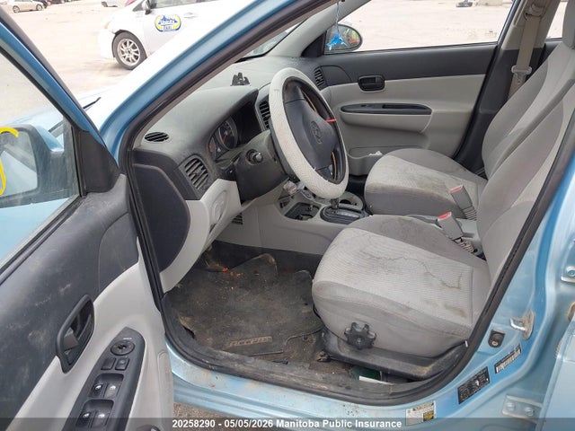 2009 Hyundai Accent Gl მანქანა იყიდება აუქციონზე, vin: KMHCN45C89U345884, აუქციონის ნომერი: 20258290