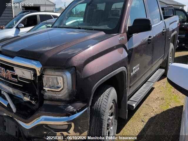 2016 Gmc Sierra 1500 Sle Crew Cab მანქანა იყიდება აუქციონზე, vin: 3GTU2MEC6GG192505, აუქციონის ნომერი: 20258303