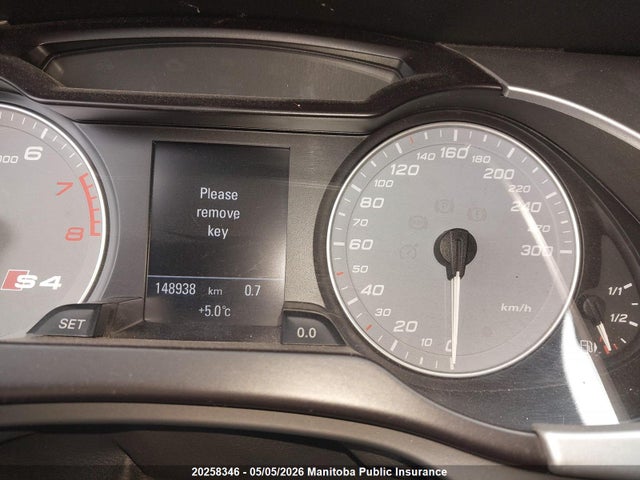 2010 Audi S4 3.0t Quattro მანქანა იყიდება აუქციონზე, vin: WAUFGCFL4AA057061, აუქციონის ნომერი: 20258346