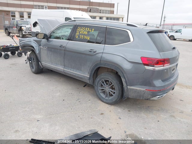 2022 Volkswagen Atlas Execline მანქანა იყიდება აუქციონზე, vin: 1V2FR2CA1NC557102, აუქციონის ნომერი: 20258368