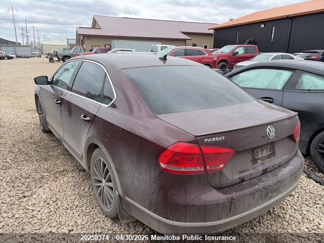 Aukcja sprzedaży 2014 Volkswagen Passat 2.0 Tdi, vin: 1VWCN7A35EC074663, numer aukcji: 20258374