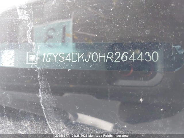 Продаж на аукціоні авто 2017 Cadillac Escalade Platinum 4wd, vin: 1GYS4DKJ0HR264430, номер лоту: 20258377